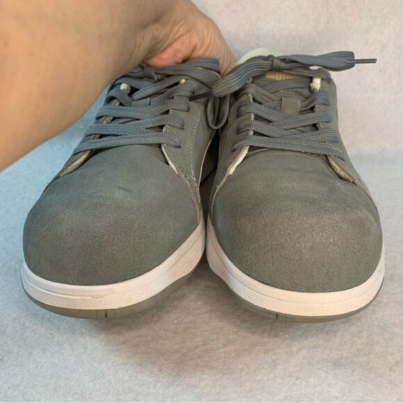 Puma Iconic Suede Mens Composite Toe Sneakers Sz‎ 8  Gray Work Shoe - Picture 4 of 9